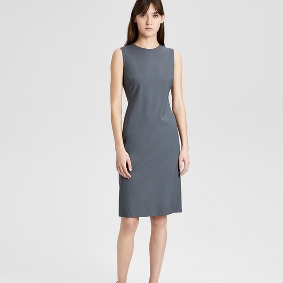 Theory Eano W Gray Wool Dress | Poshmark